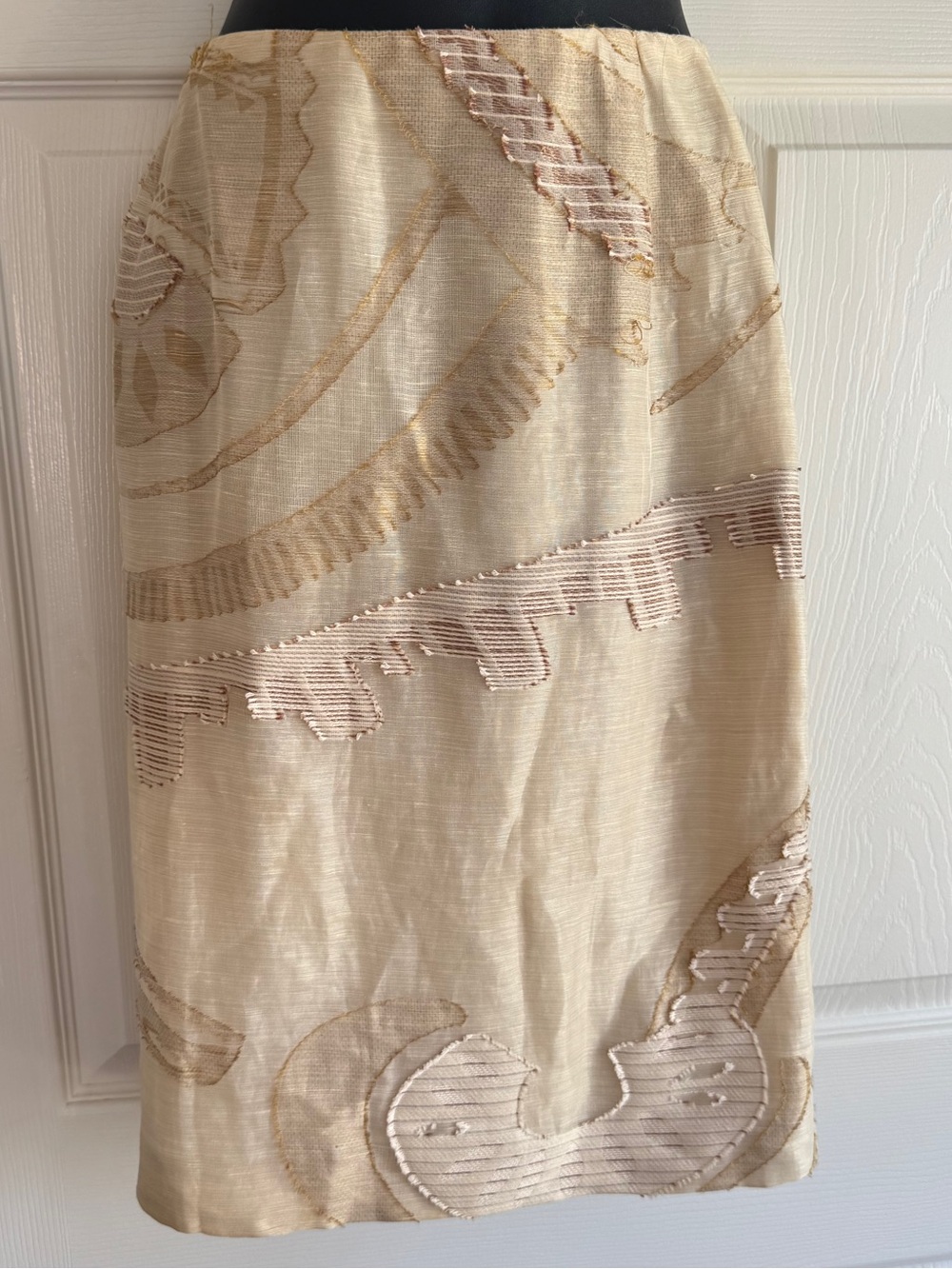 Silk Italian Skirt S